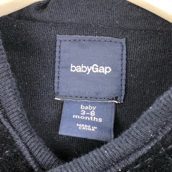 Baby Gap Quilted One Piece in Navy - Picture 4 of 5